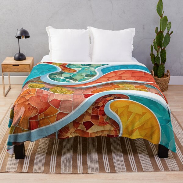 Item preview, Geometric Pattern Colorful Mosaic Tiles Seamless Pattern Design Painting 3D Art designed and sold by Charlygood.