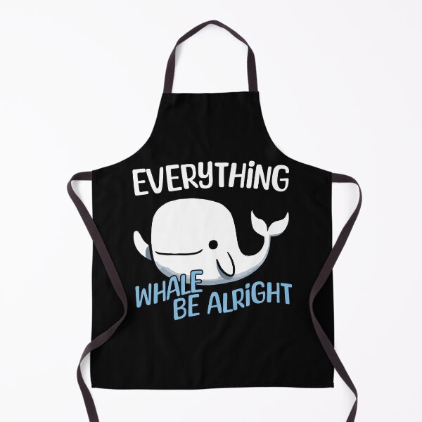Item preview, Everything will be alright Whale designed and sold by DoodleDashShop.