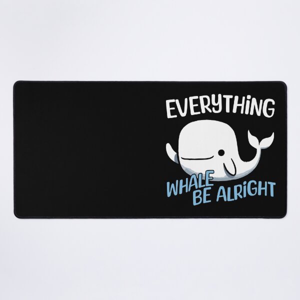 Item preview, Everything will be alright Whale designed and sold by DoodleDashShop.