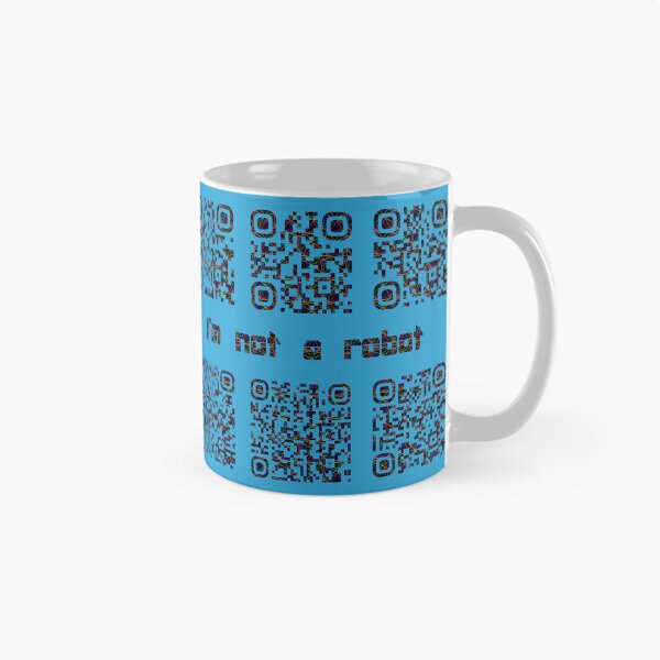 Item preview, I'm not a robot (also in white print) designed and sold by MarkArtDesignUK.