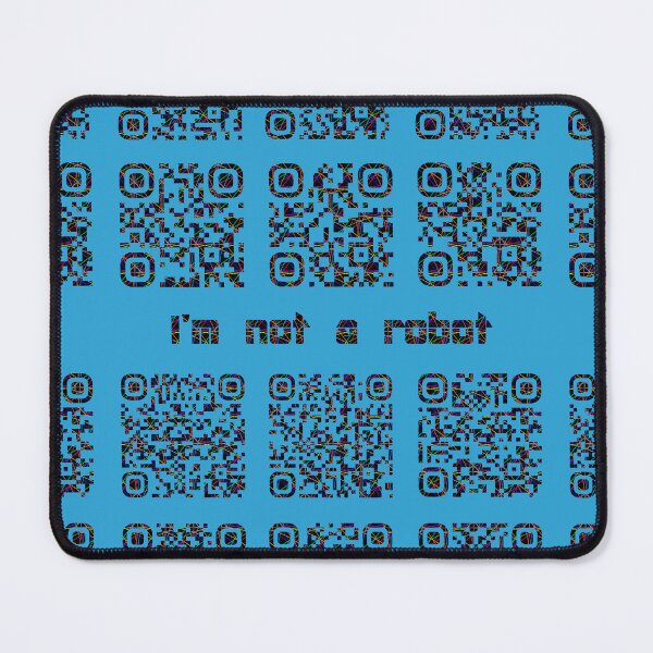 Item preview, I'm not a robot (also in white print) designed and sold by MarkArtDesignUK.