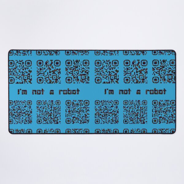 Item preview, I'm not a robot (also in white print) designed and sold by MarkArtDesignUK.