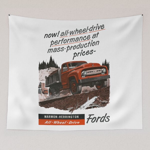 Item preview, Go anywhere in Your Four Wheel Drive 1950s  Truck!  designed and sold by taspaul.