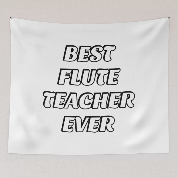Item preview, Best flute teacher ever - elementary music designed and sold by Inspirationmotivation.