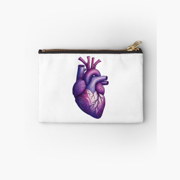 Item preview, Purple Anatomy Heart Art designed and sold by EmeraldeaArt.
