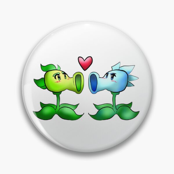 Item preview, Plants vs zombies peashooter x snow pea designed and sold by GoobersUnite.