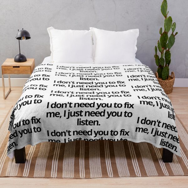 Item preview, Anxiety. I don´t need you to fix me designed and sold by MaluVillarreal.