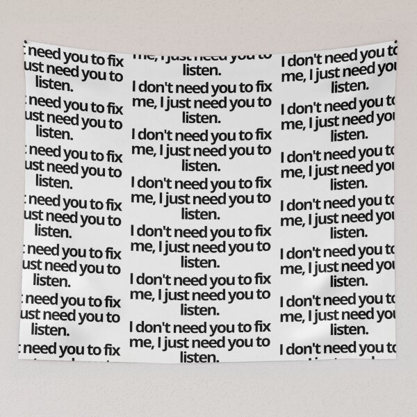 Item preview, Anxiety. I don´t need you to fix me designed and sold by MaluVillarreal.