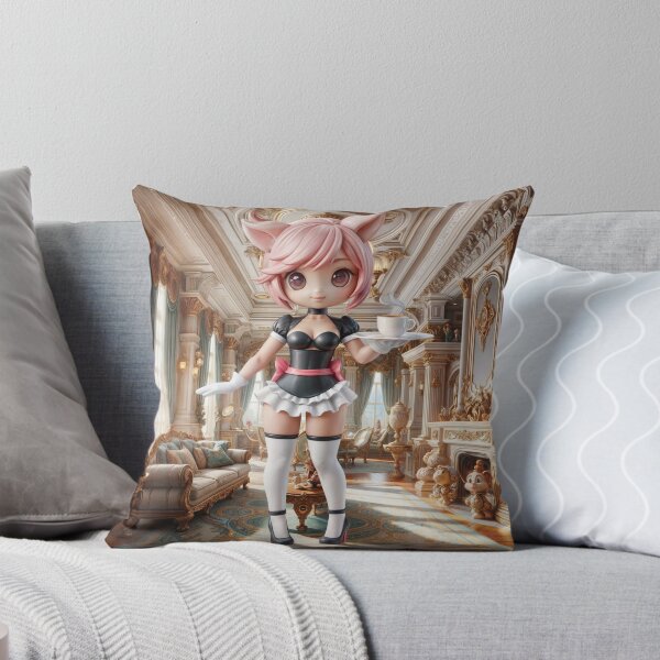 Item preview, Furry Maids Chibi Porca Rosa Nina designed and sold by CHIBI_POPZ.