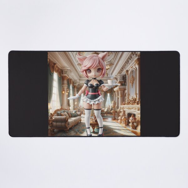 Item preview, Furry Maids Chibi Porca Rosa Nina designed and sold by CHIBI_POPZ.