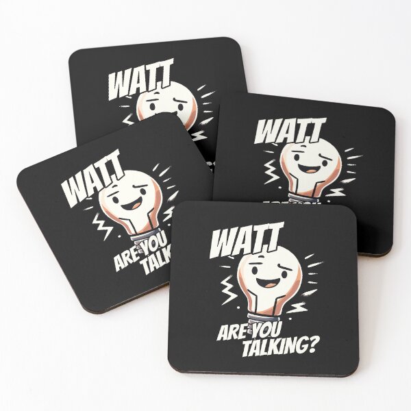 Item preview, Watts up - Whats up - What is going on Light Bulb designed and sold by DoodleDashShop.