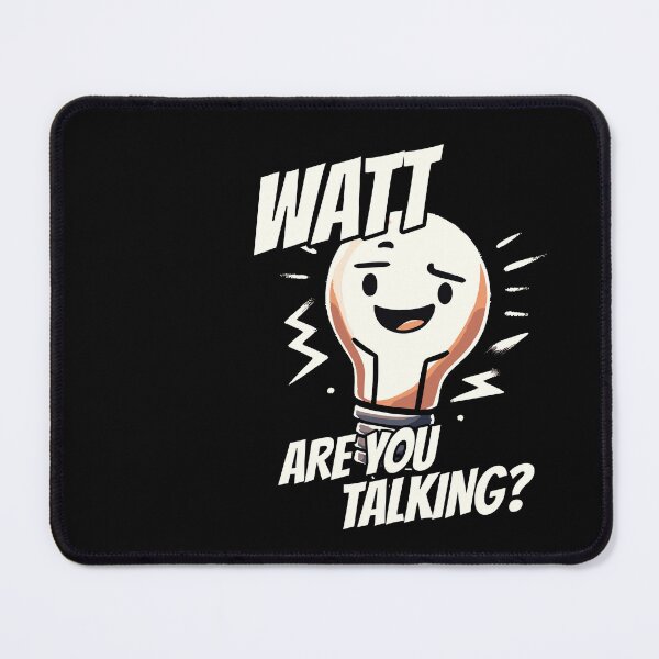 Item preview, Watts up - Whats up - What is going on Light Bulb designed and sold by DoodleDashShop.