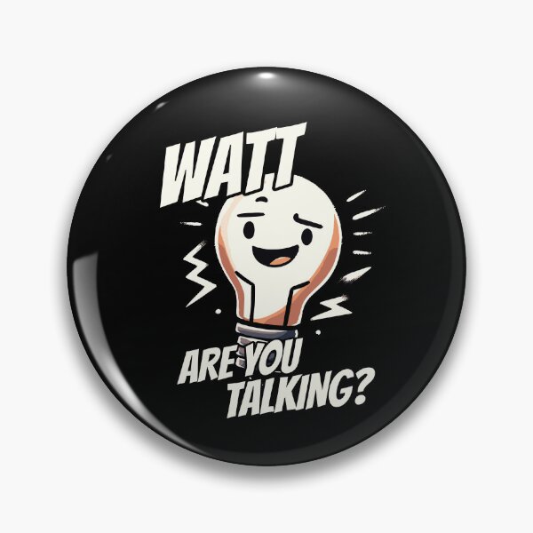 Item preview, Watts up - Whats up - What is going on Light Bulb designed and sold by DoodleDashShop.