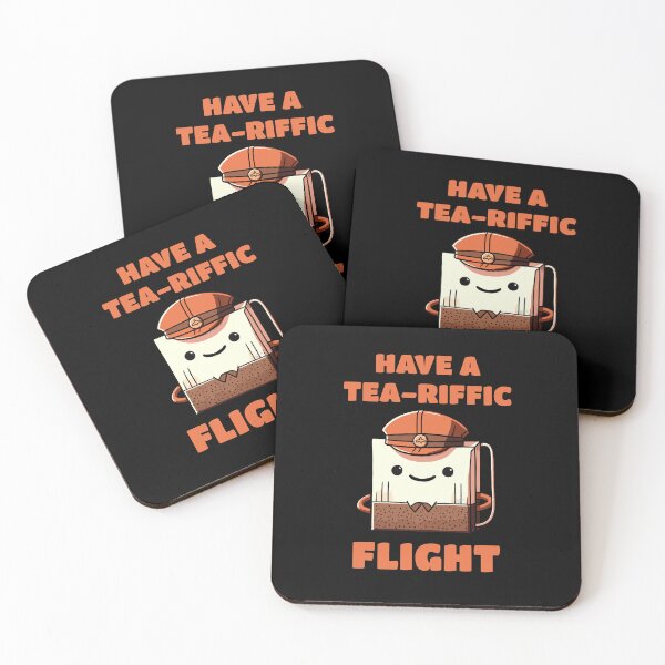 Item preview, Have a Teariffic Flight - Have a terrific Flight Tea Bag designed and sold by DoodleDashShop.
