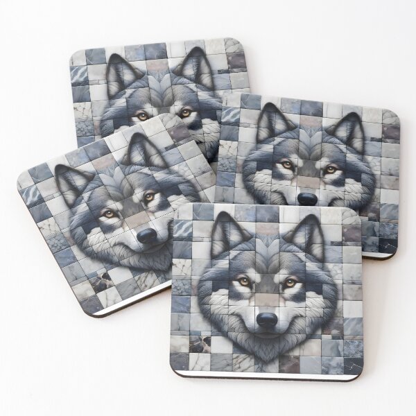 Item preview, Diamond-Eyed Wolf designed and sold by AI-Only Creations.