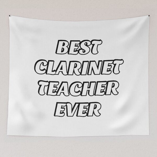 Item preview, Best clarinet teacher ever - elementary music designed and sold by Inspirationmotivation.