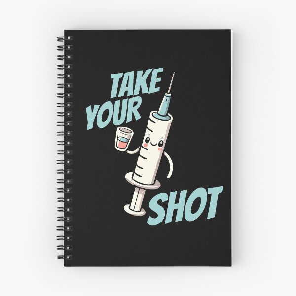 Item preview, Take your Shot Injection Needle Nurse Humor designed and sold by DoodleDashShop.