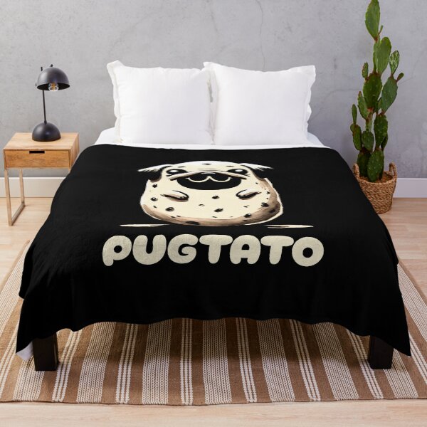 Item preview, Potato Pug Pugtato Couch Potato designed and sold by DoodleDashShop.