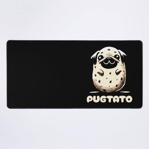 Artikelvorschau, Potato Pug Pugtato Couch Potato entworfen und verkauft von DoodleDashShop.