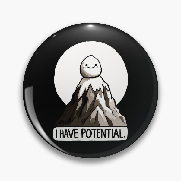 Item preview, Physics Joke - I have Potential Rock Mountain designed and sold by DoodleDashShop.