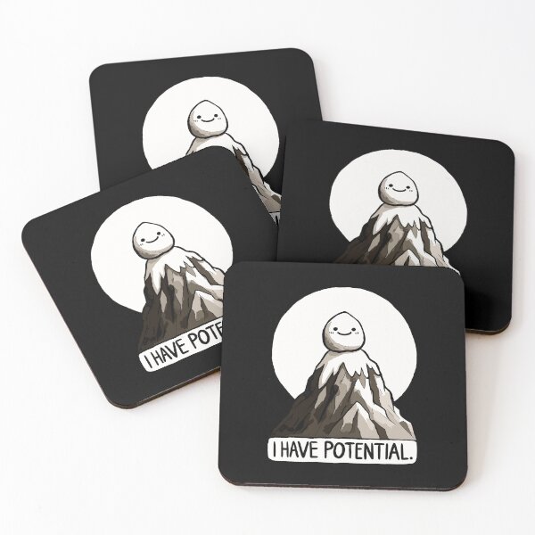 Item preview, Physics Joke - I have Potential Rock Mountain designed and sold by DoodleDashShop.