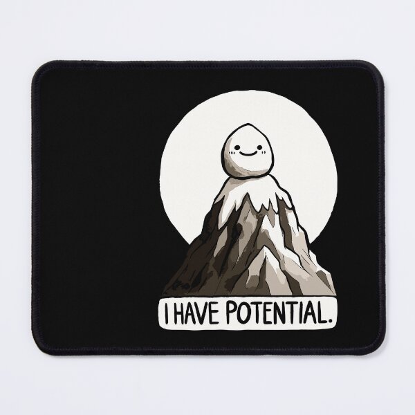 Item preview, Physics Joke - I have Potential Rock Mountain designed and sold by DoodleDashShop.