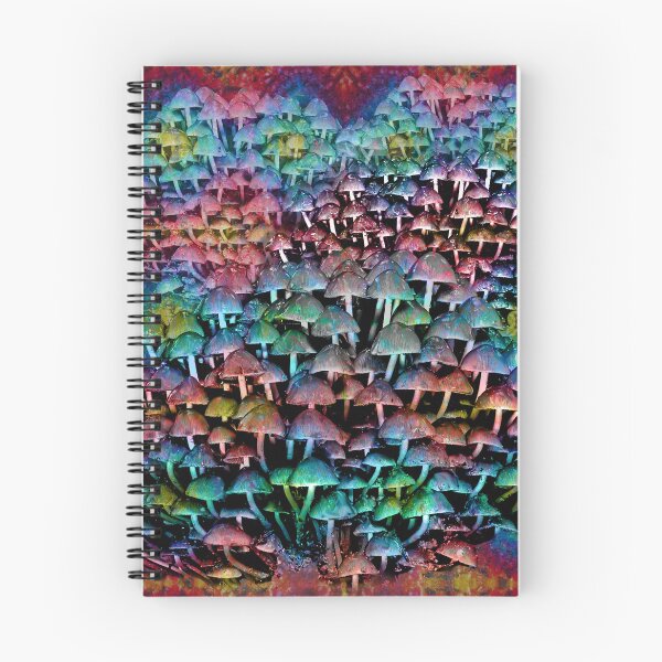 Item preview, Mushrooms Tie Dye Trippy Psychedelic forest cave designed and sold by AuroraXGreen.