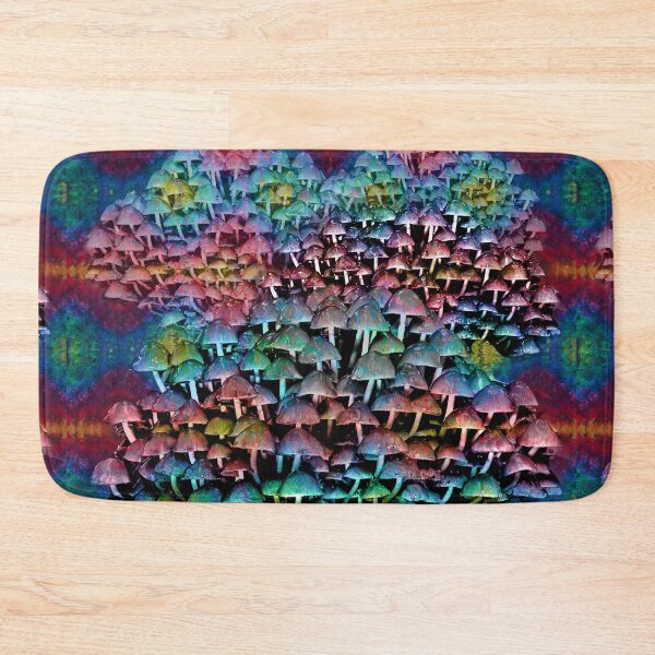 Item preview, Mushrooms Tie Dye Trippy Psychedelic forest cave designed and sold by AuroraXGreen.