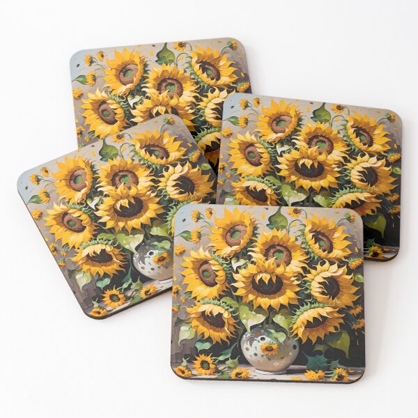 Item preview, Bouquet Of Sunflowers In Oil Painting Style designed and sold by Adelberton.