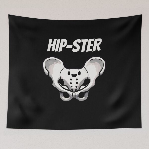 Item preview, Hipster Hipster Hip Bones designed and sold by DoodleDashShop.