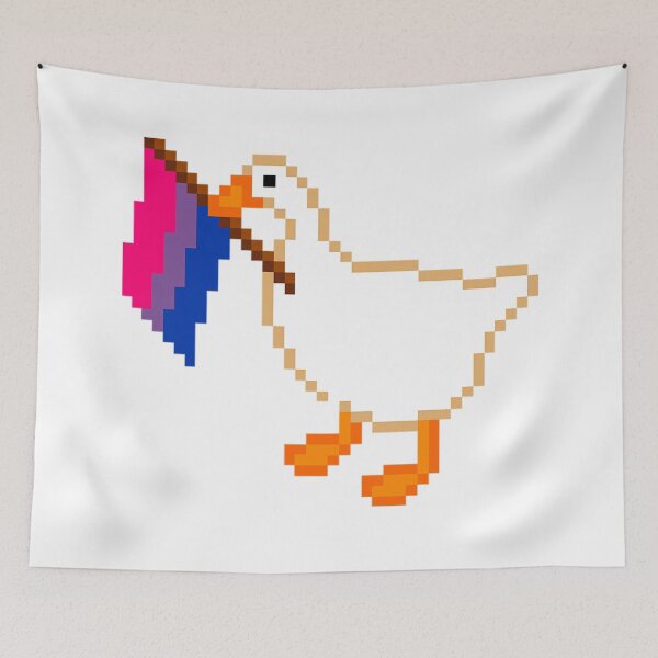 Item preview, Duck with LGBTIQ+ flag. Bisexual flag. designed and sold by Renlexd.