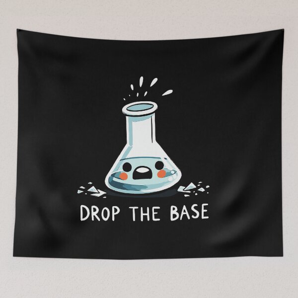 Item preview, Chemist Humor Drop the Base Party Bass Humor designed and sold by DoodleDashShop.