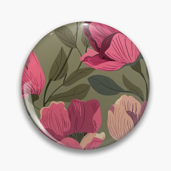 Item preview, Pattern of magenta flowers, modern style designed and sold by Dream scape  of Lucy.