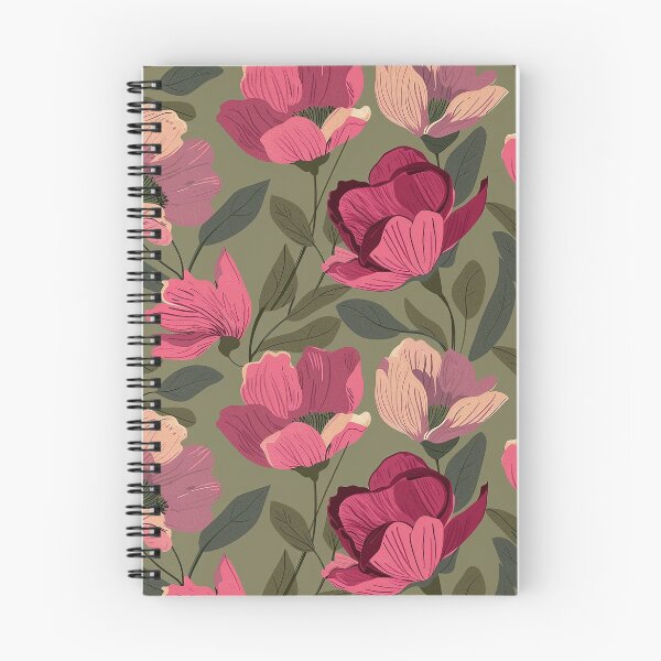 Item preview, Pattern of magenta flowers, modern style designed and sold by Dream scape  of Lucy.