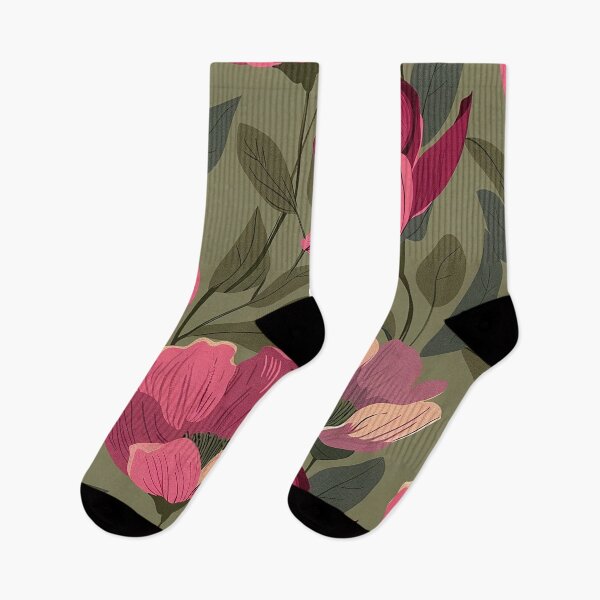 Item preview, Pattern of magenta flowers, modern style designed and sold by Dream scape  of Lucy.