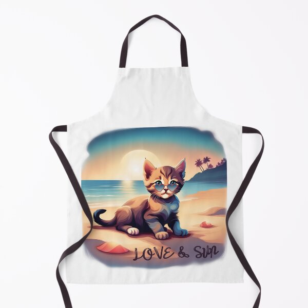 Item preview, CAT LOVE & SUN designed and sold by GOLDENGARDENART.