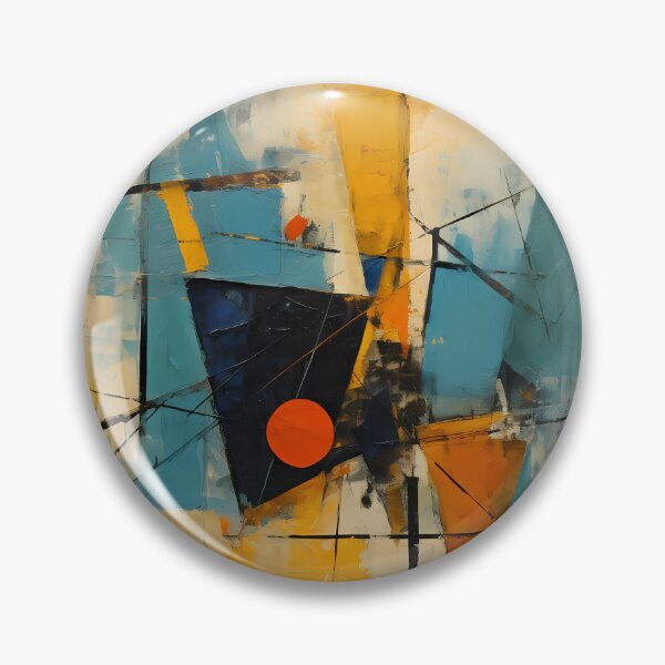 Item preview, Geometric Abstraction Painting designed and sold by kuralesya.