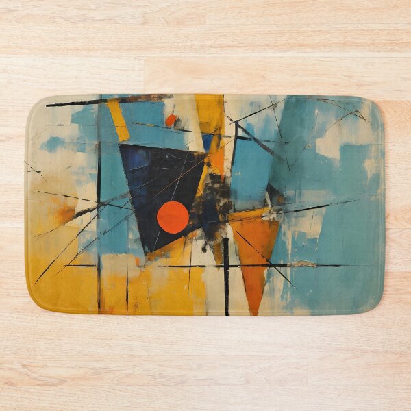 Item preview, Geometric Abstraction Painting designed and sold by kuralesya.