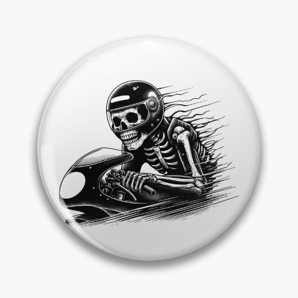 Item preview, SKELETON DARK MOTORCYCLE RACING BYKER RACING CAR NASCAR MOTO GP CHOPPER #ogirdor designed and sold by ogirdorgraphics.