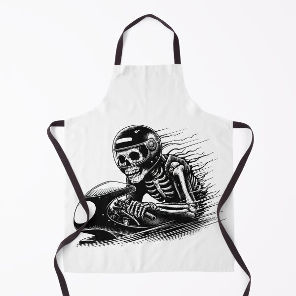 Item preview, SKELETON DARK MOTORCYCLE RACING BYKER RACING CAR NASCAR MOTO GP CHOPPER #ogirdor designed and sold by ogirdorgraphics.
