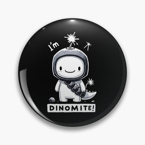 Item preview, Dynamite Dino Explosive Dinomite Dinosaur Dino Humor designed and sold by DoodleDashShop.