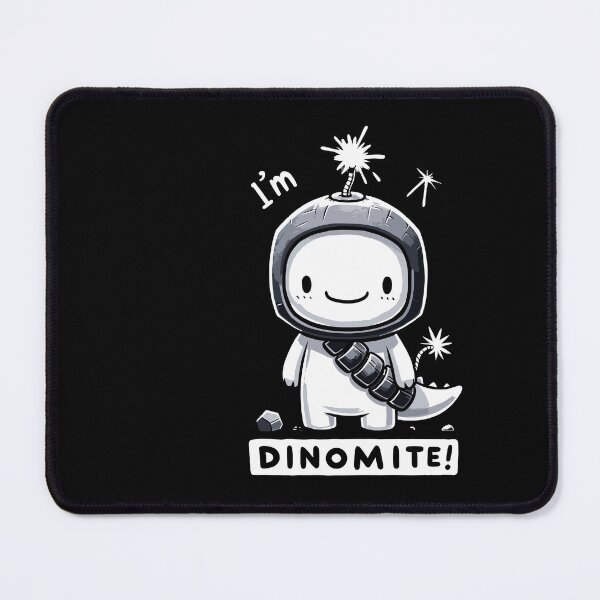 Item preview, Dynamite Dino Explosive Dinomite Dinosaur Dino Humor designed and sold by DoodleDashShop.
