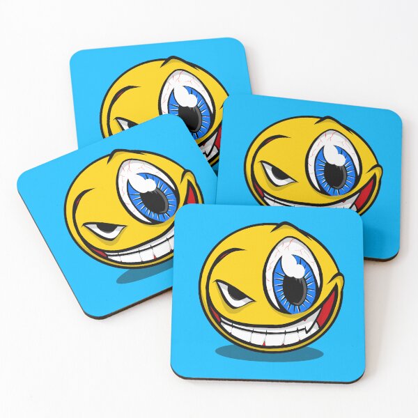 Item preview, Smiling Maniac Emoji Face  designed and sold by EZPAINT.