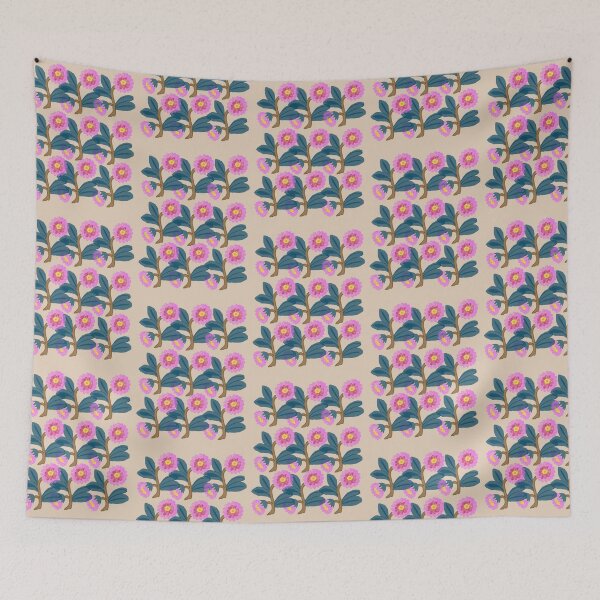 Item preview, flowers multi tan designed and sold by Alohamagic.