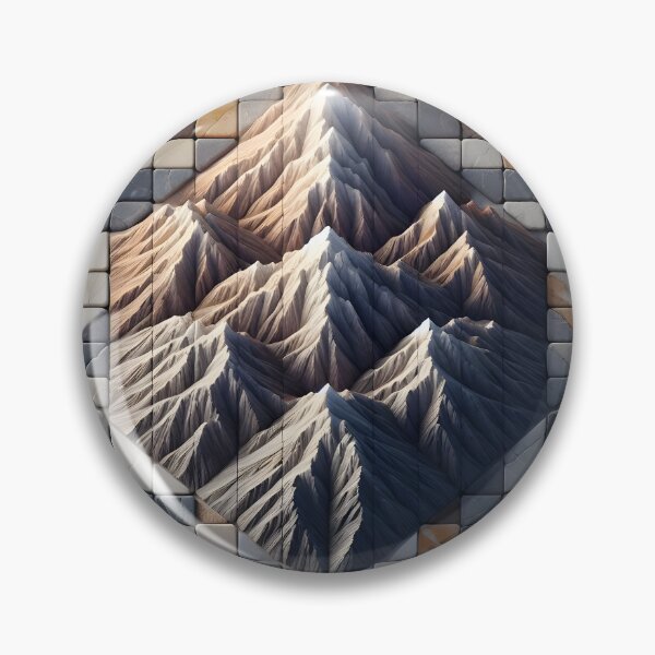 Item preview, Stone Peaks: Minimalist Mountain Range designed and sold by AI-Only Creations.