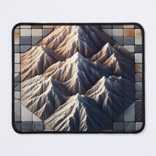 Item preview, Stone Peaks: Minimalist Mountain Range designed and sold by AI-Only Creations.
