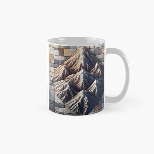 Item preview, Stone Peaks: Minimalist Mountain Range designed and sold by AI-Only Creations.