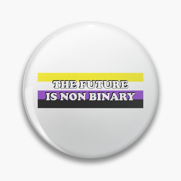 Item preview, The Future Is Non Binary  designed and sold by Inspirationmotivation.