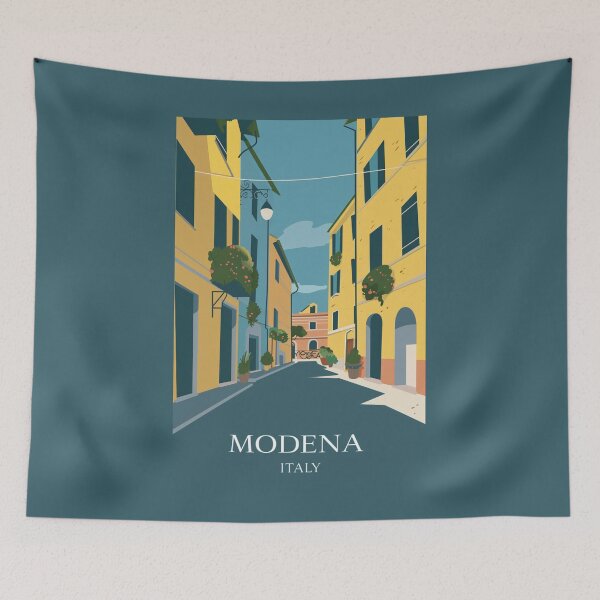 Item preview, A Vintage Travel Illustration of Modena - Italy designed and sold by GoodOldVintage.