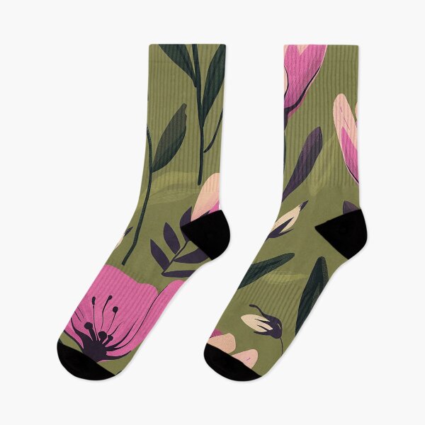 Item preview, Flower pattern, modern style. In pink and violet designed and sold by Dream scape  of Lucy.